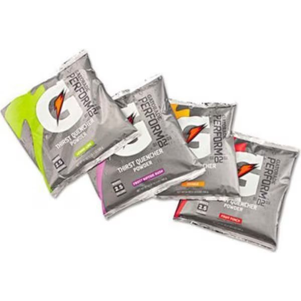 ¬Æ Powdered Drink Mix, Assorted, 21 Oz. Package, 32/Carton, Gatorade, Mfr#: GTD03944